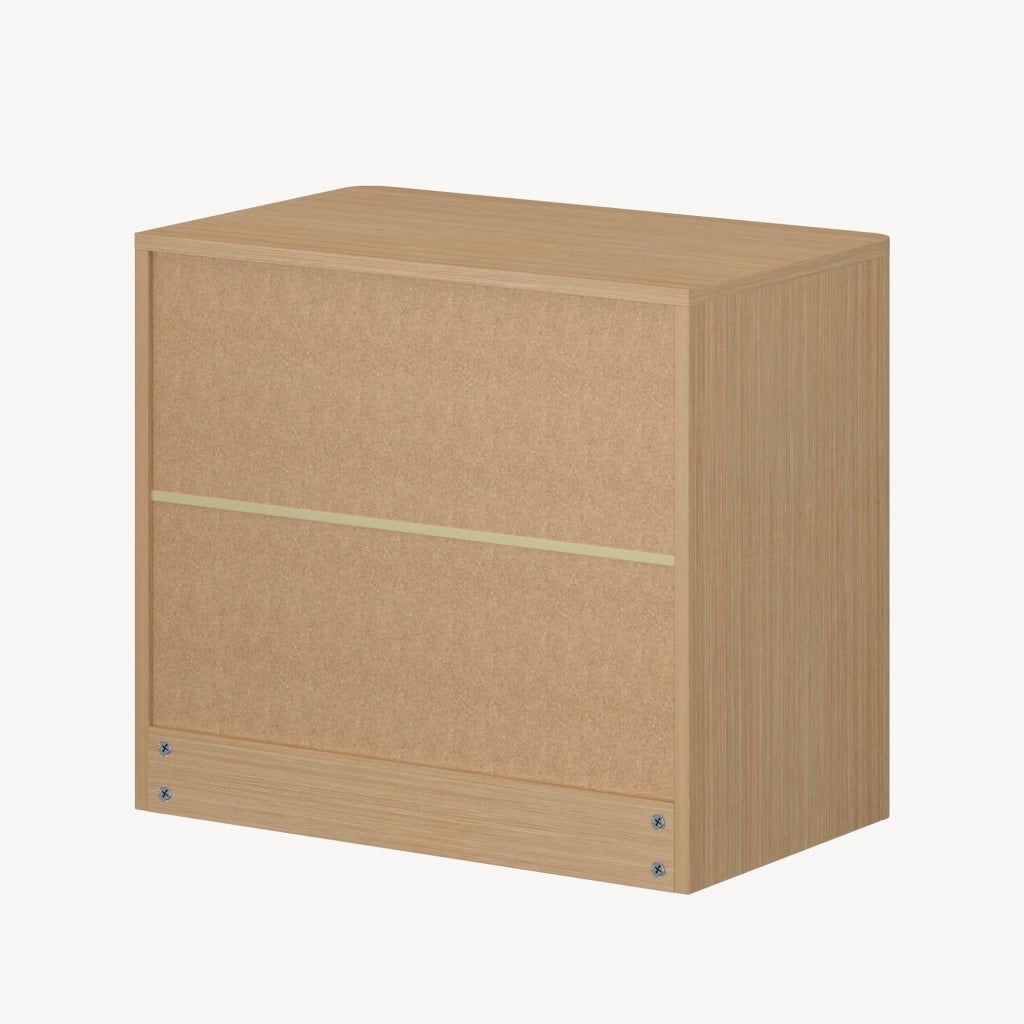 Set di 2 Comodini Takranmaa con 2 Cassetti 54x60x40cm Effetto Rovere [en.casa]