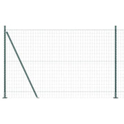 Recinzione da Giardino | Recinzione con Posto Verde 1,2 x 25 m Acciaio e PVC