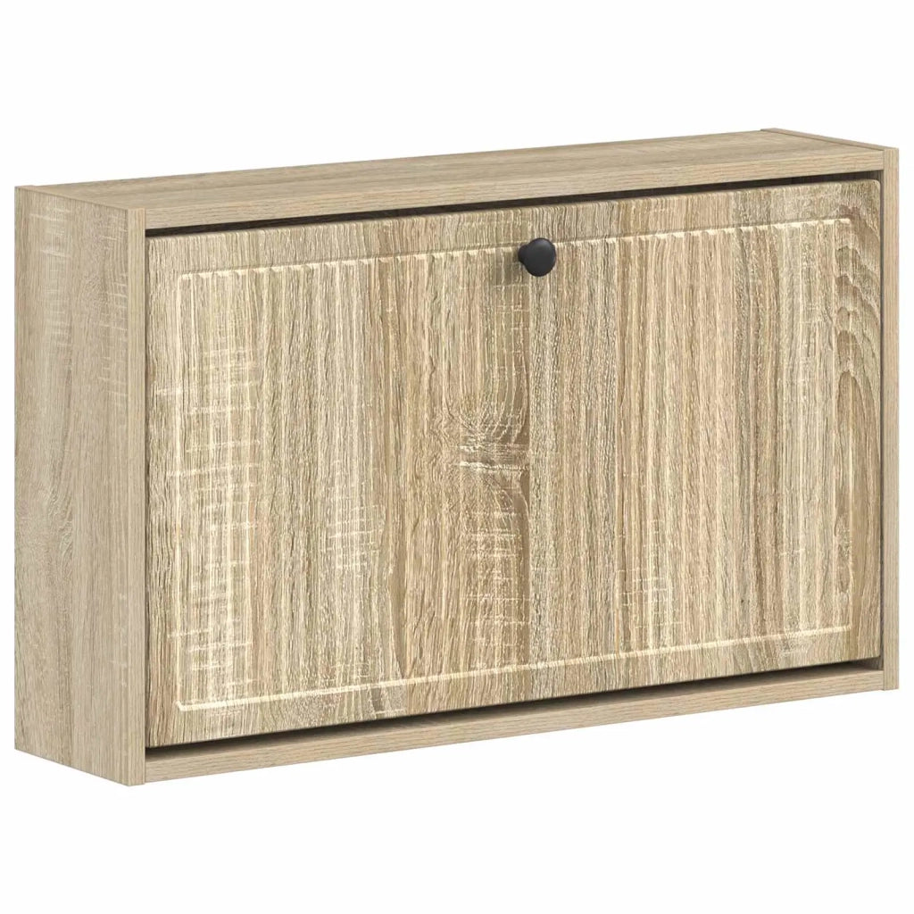 Mobiletto per Scarpe da Muro EDE 71 x 17 x 43 cm Rovere Sonoma 895967