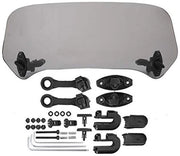 Accessori per Motocicletta - Protezione Frontale Universale - Estensione 28 Cm - Spoiler Modificato - Deflettore del Vento - Plastica - Materiale di Montaggio - Parabrisa per Motocicletta