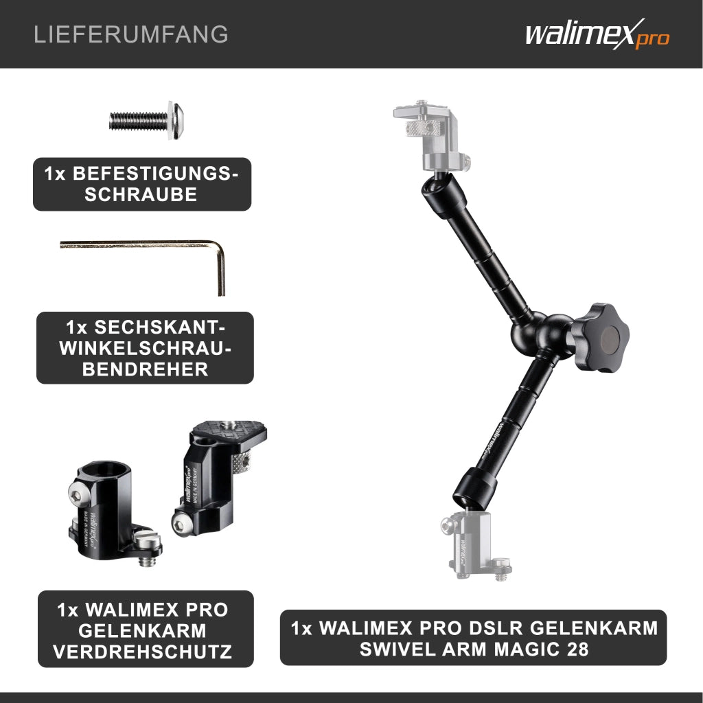Set antitorsione braccio articolato grande