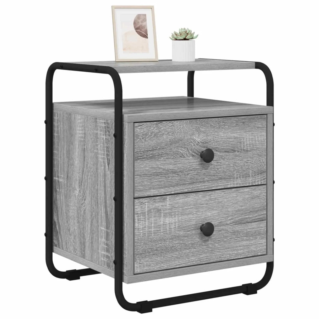 Armadio da Notte Sonoma grigio Legno ingegnerizzato 8007629