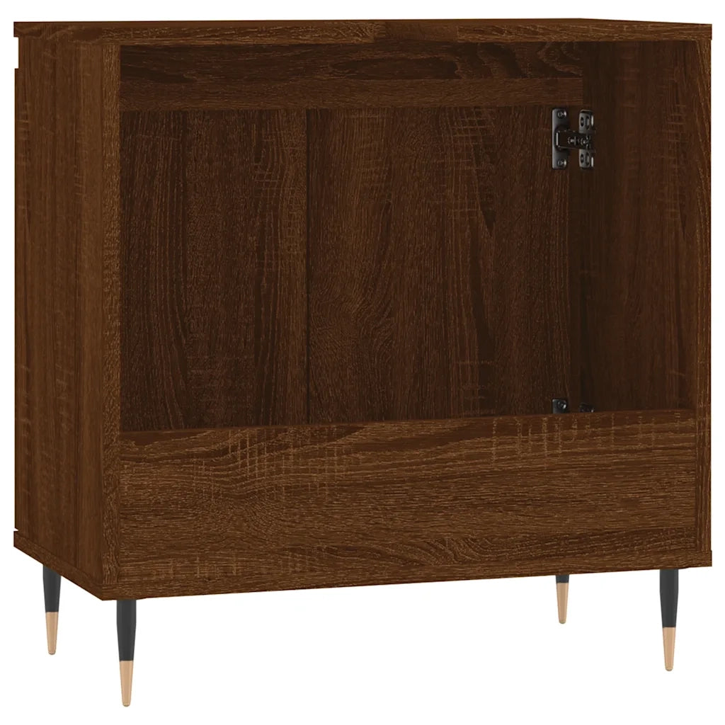Armadietto Bagno Rovere Marrone 58x33x60cm in Legno Multistrato 831579