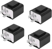 Relais di avvisamento luci di posizione - Elettronico - Regolabile velocità - Nero - Relais di avvisamento LED universale per auto moto scooter