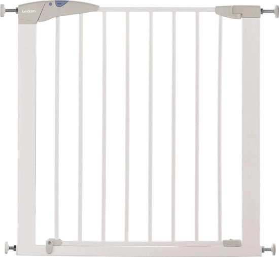 Sicurezza per Scale e Porte, Protezione per Bambini e Bambine, Barriera di Sicurezza Adattabile, Adatta per Porte e Scale, Barriera di Sicurezza Senza Forare, 76 - 82 cm - Bianco
