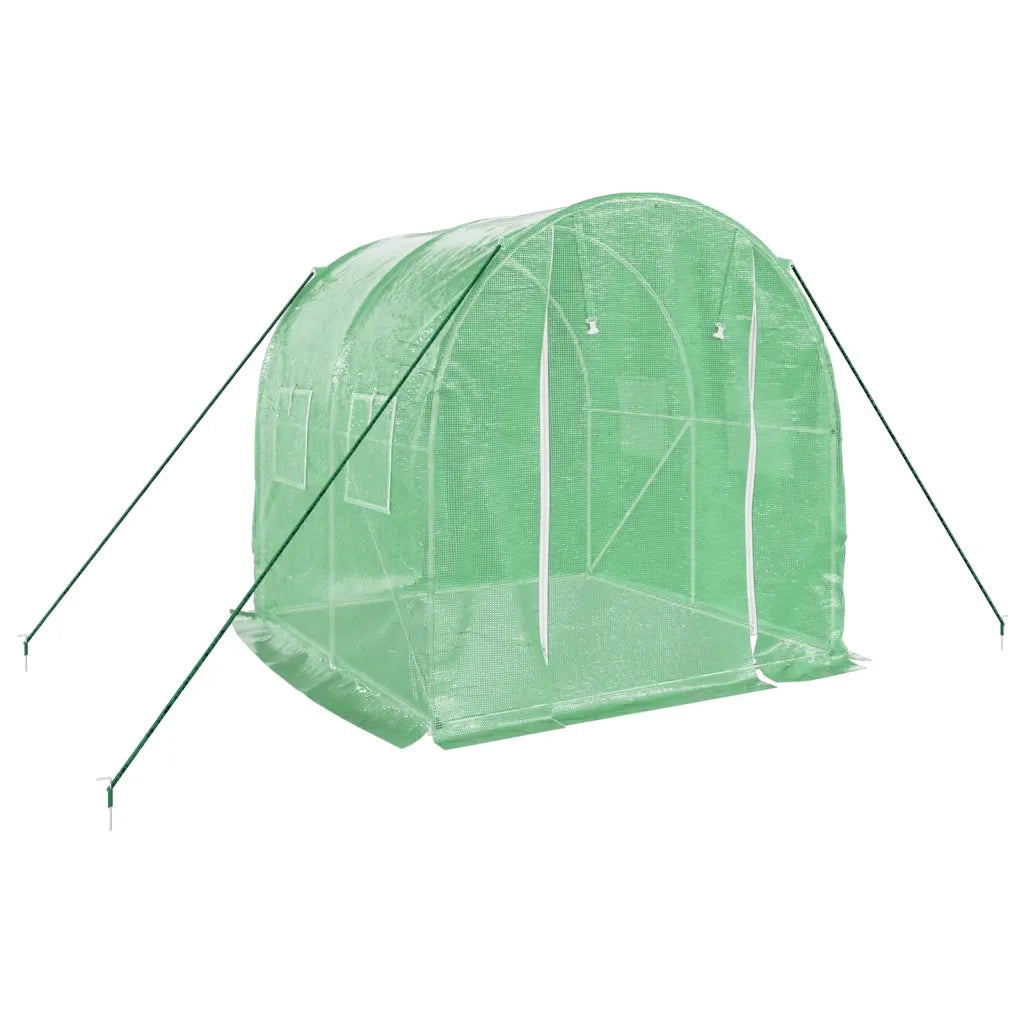 Serra con Telaio in Acciaio Verde 4 m2 2x2x2 m CFW9985320
