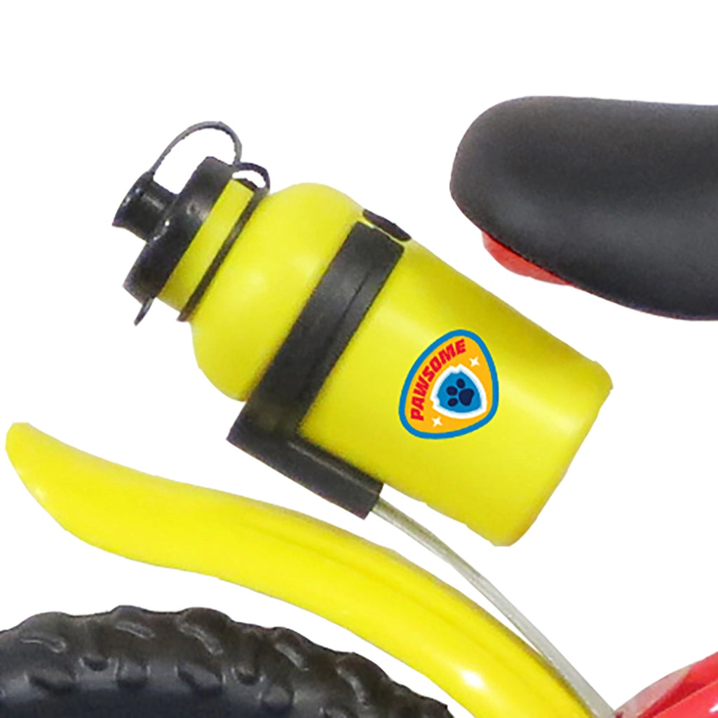 Bicicletta per Bambini 12" Paw Patrol Freno Caliper e Stabilizzatori in Acciaio Hi-Ten Rosso