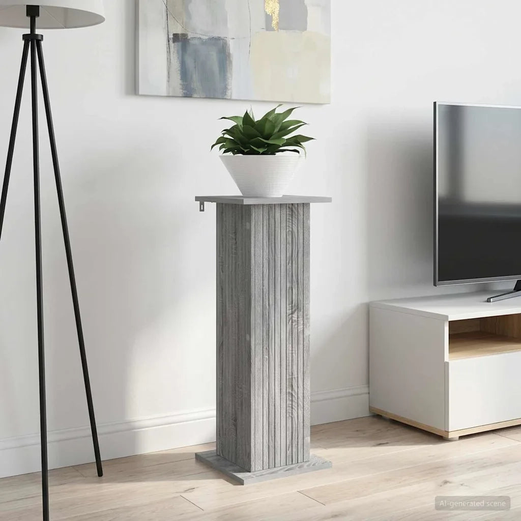 Supporto per piante 2 pcs Grigio Sonoma 30,5 x 30 x 80,5 cm
