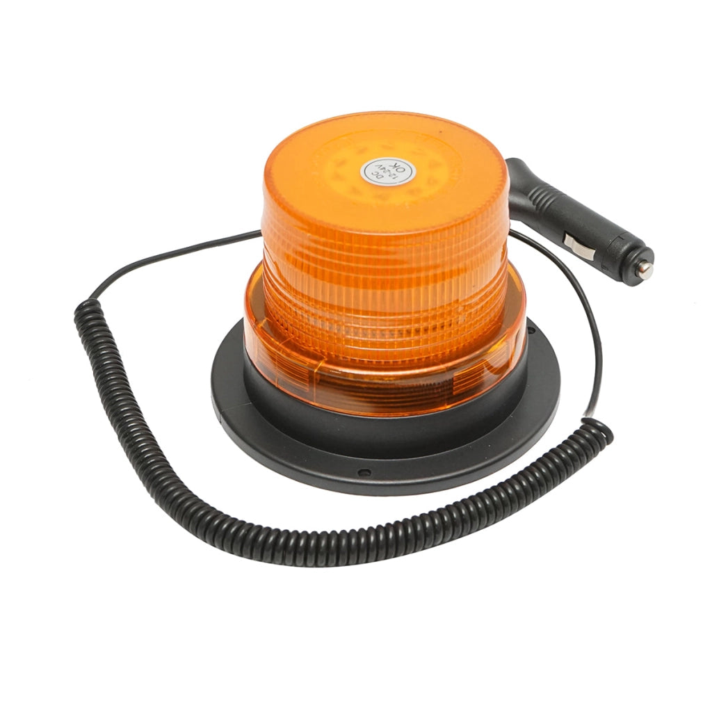 Lampeggiante LED 12–24V con base magnetica – IP65