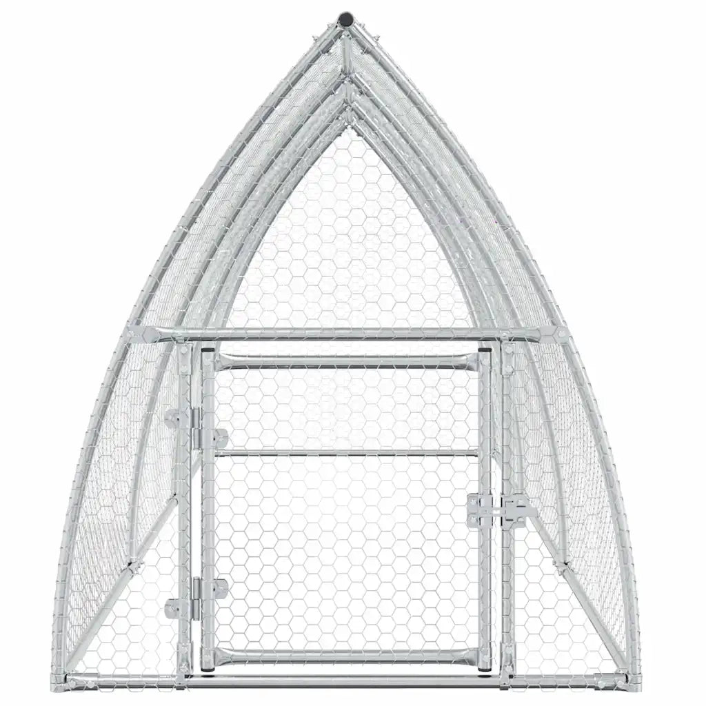 Gabbia per Polli Argento 300x105x120 cm in Acciaio Zincato CFW3080828