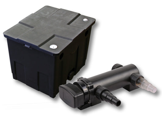 Set Filtro a 1 camera per laghetto da 12000l Chiarificatore UVC da 18W 3ª serie