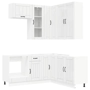 Unità Cucina LUCCA 8 pcs Bianco Lucido Legno ingegnerizzato 3438405