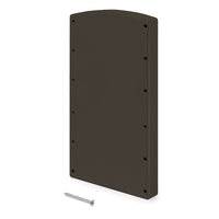 Spessore Laterale per Appendiabiti per Armadio Hang Imballo 1 Set Verniciato Moka Emuca