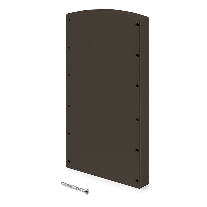 Spessore Laterale per Appendiabiti per Armadio Hang Imballo 1 Set Verniciato Moka Emuca