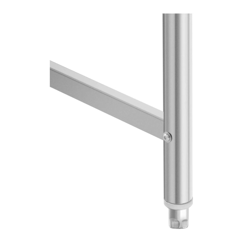 Tavolo da lavoro in acciaio inox piano di lavoro in acciaio inox tavolo da lavoro da cucina 120 x 60 cm 91 kg professionale 14_0005137