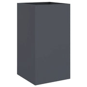 Fioriera | Cassetta per fiori | Vaso Antracite 42x38x75 cm in Acciaio