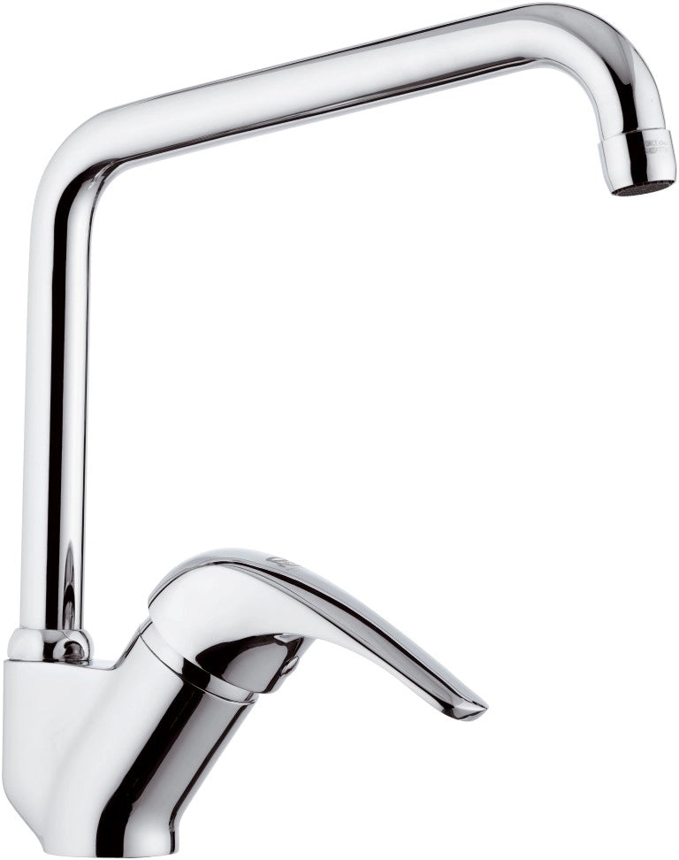 Rubinetto lavello con bocca alta a u girevole - serie project