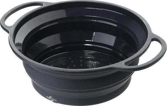 Vergiairatore pieghevole - accessori da cucina pratici - 24 cm - nero
