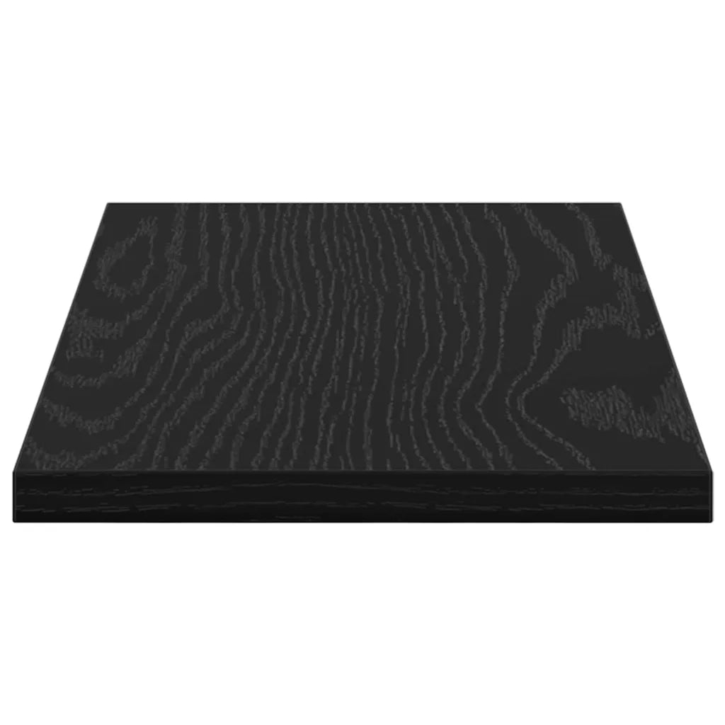 Scaffale 4 pcs Nero 40 x 20 x 1,5 cm Legno multistrato 875046