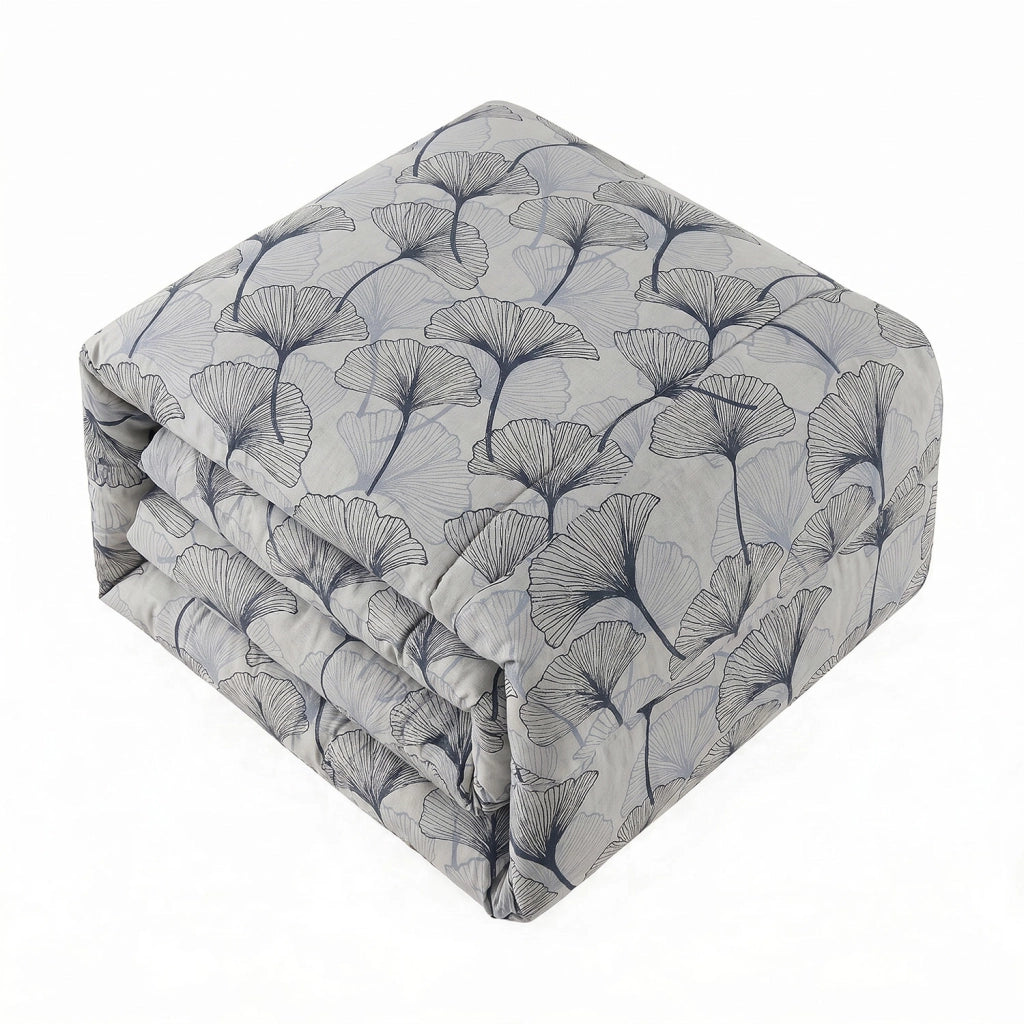Trapunta Invernale Infinity Singolo 170x260 cm in Poliestere Ginko White