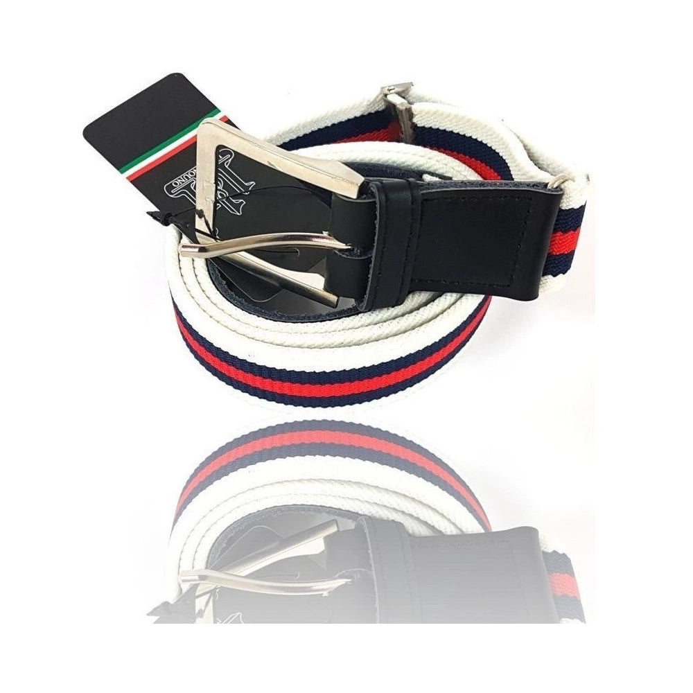 Trade Shop - Cinta Cintura Uomo Donna Unounouno Elastica Essuto Pelle Glamour Fashion -