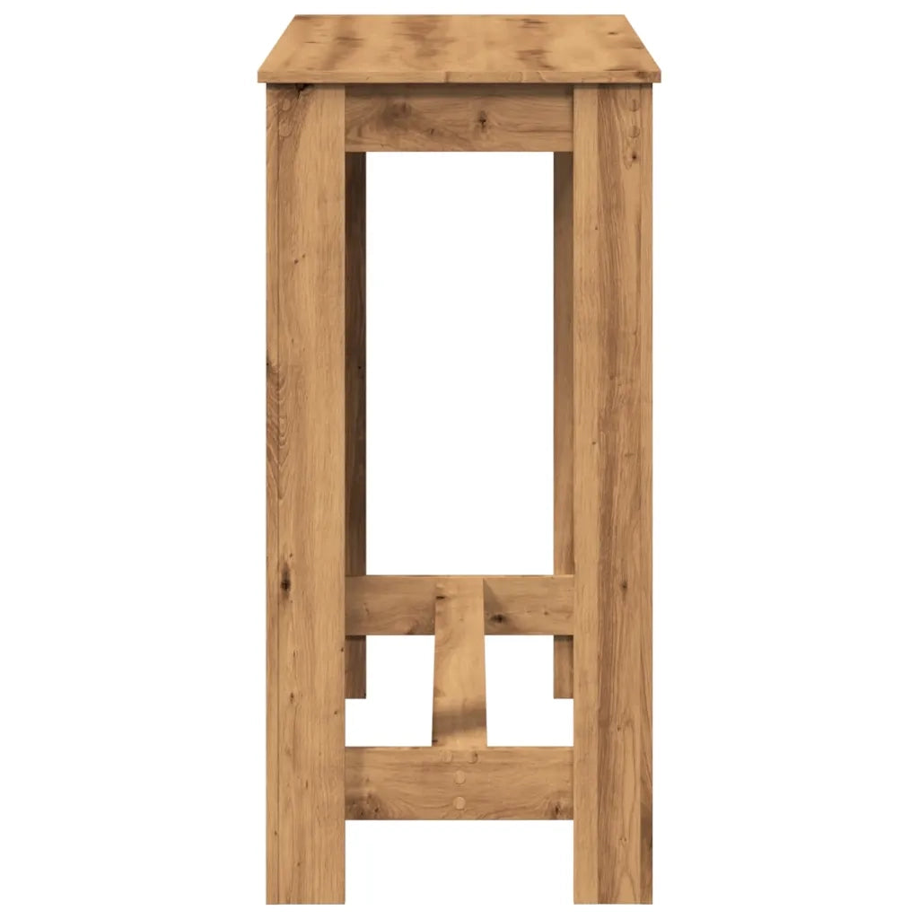 Tavolo Bar Rovere Artigianale 102x50x103,5 cm Legno Multistrato