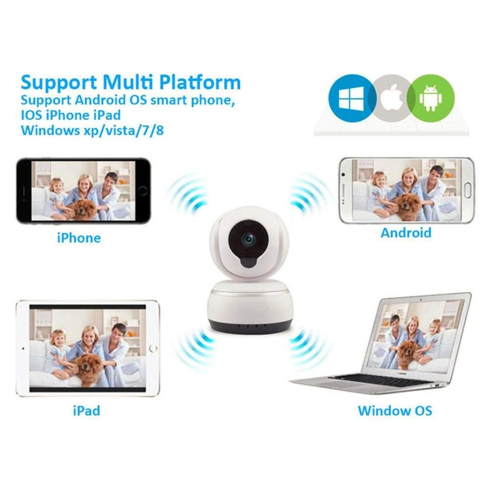 Trade Shop - Wifi Smart Camera Videocamera Ipc-t3710-q3 Wireless Ip Videosorveglianza -