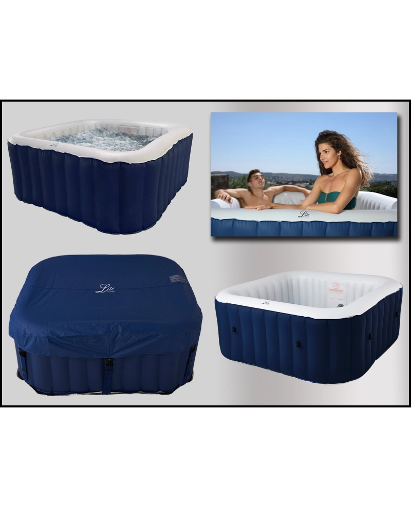 Minipiscina SPA idromassaggio gonfiabile da esterno o interno 158cm accessoriata Mspa Lite