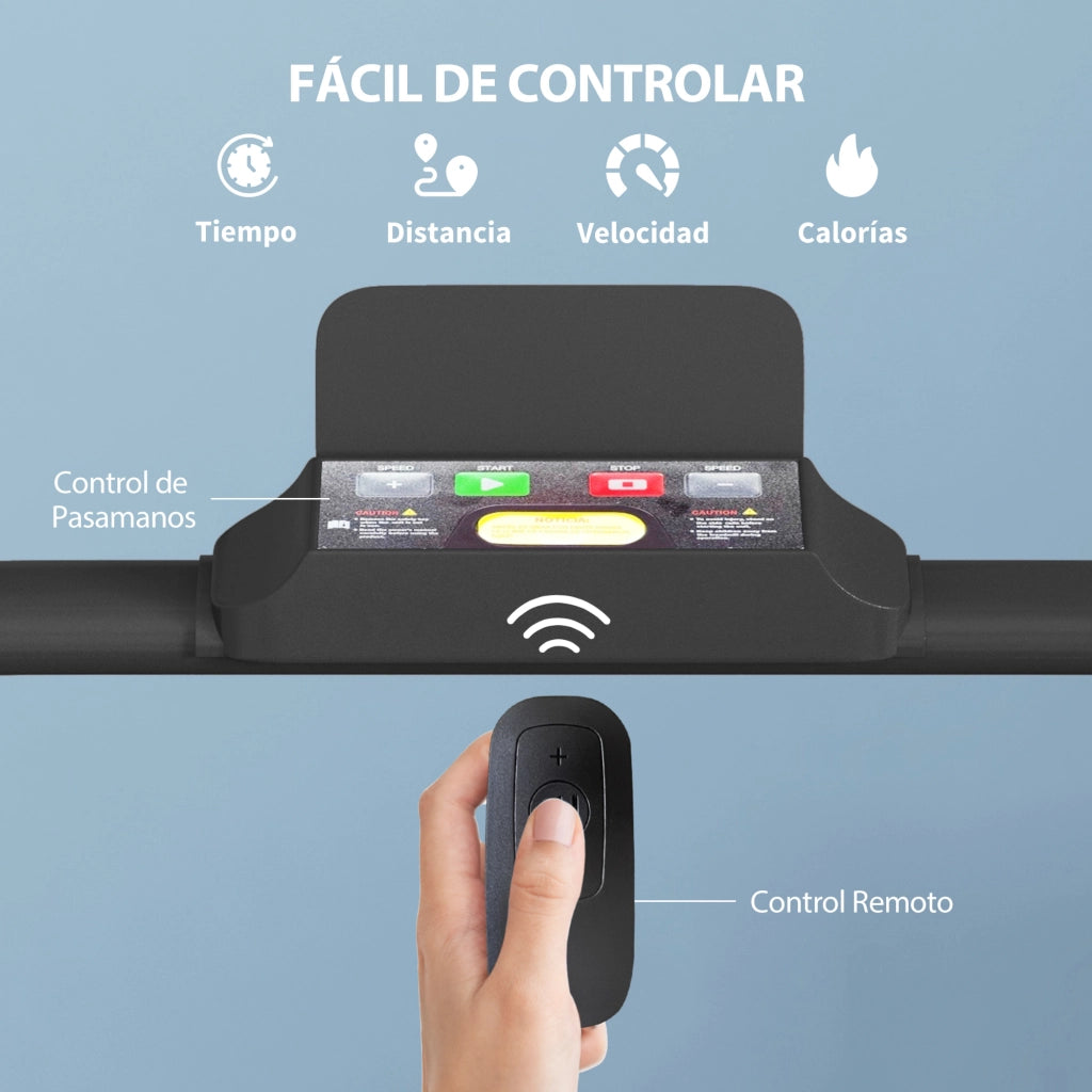Tapis Roulant Pieghevole 2,5 HP ¨C Zephmum ¨C Nero, 10 km/h