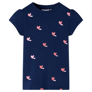 Maglietta da Bambina Blu Marino 116cod mxl 133733