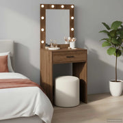 Tavolo da Trucco con cassetto Rovere Marrone 50 x 41 x 135 cm 865043