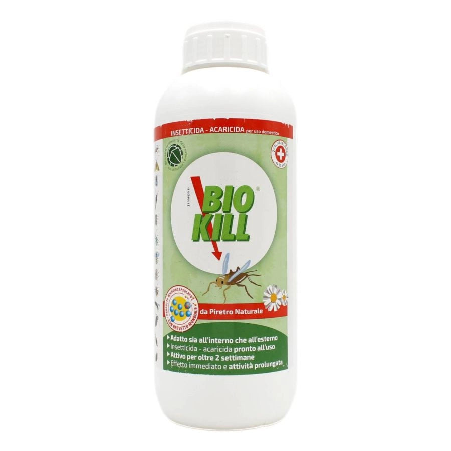 BIO KILL INSETTICIDA ACARICIDA DA PIRETRO NATURALE PRONTO ALL USO