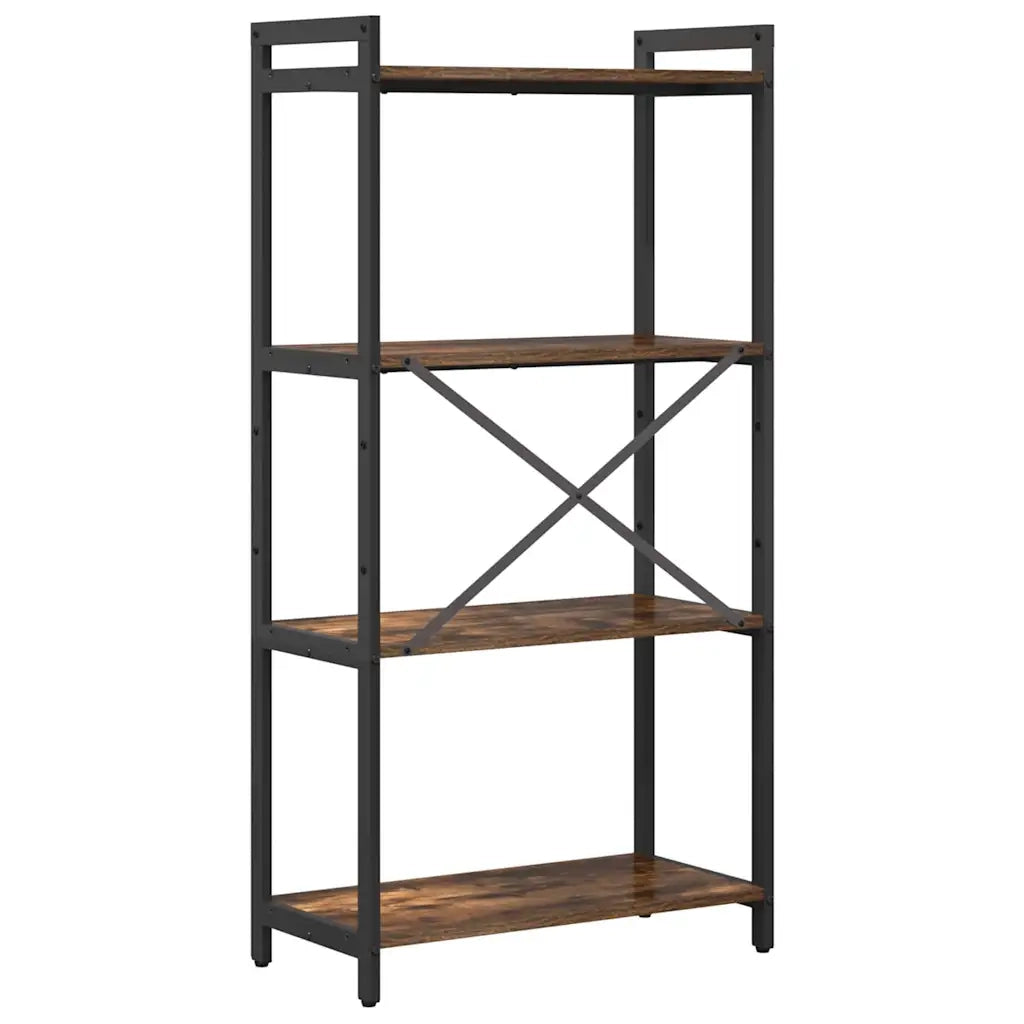 Libreria 60 x 30 x 120 cm Legno ingegnerizzato Rovere fumé 868391