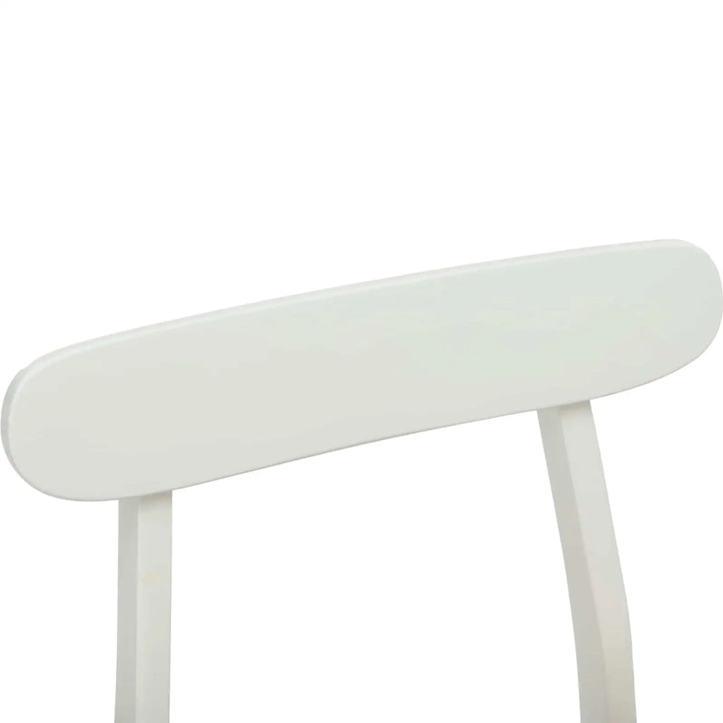 Sedia da pranzo 2 pcs Bianco e Naturale 43 x 44,5 x 77 cm 42020488