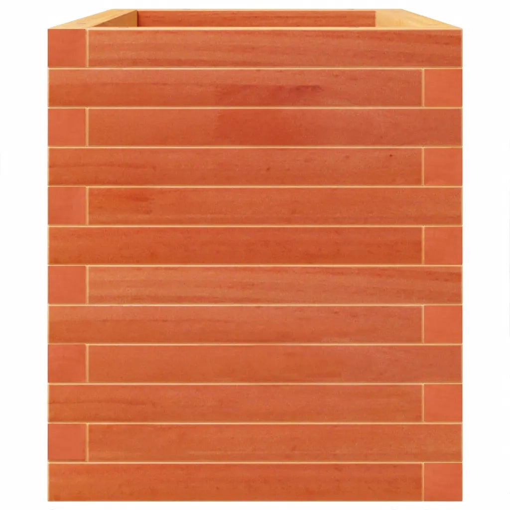 Fioriera Giardino Marrone Cera 70x40x49,5cm Legno Massello Pino