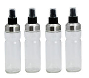 MA MAISON SET 4 OLIERE SPRAY IN VETRO LAVORATO CON DOSATORE A SPRUZZO E TAPPO SALVA FRESCHEZZA 170 ML