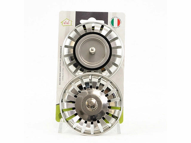 2 Griglie per lavello in acciaio inox con guarnizione