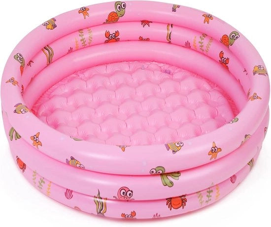 Piscina per Bambini Inflabile 51 Pollici Rond - Acquasport per Bambini - Piscina per Bambini Bagnante in Rosso