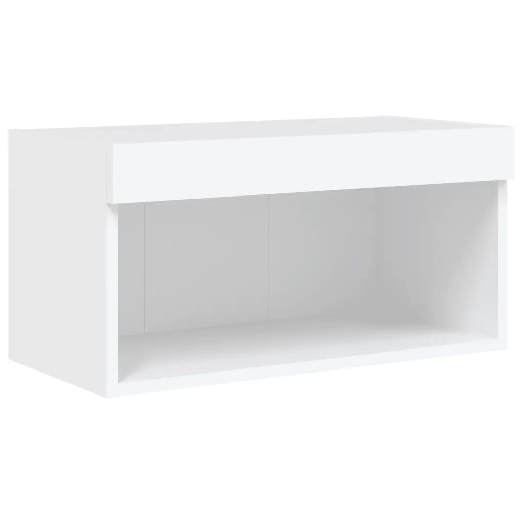 Set Mobili TV a Muro 6 pz con Luci LED Bianco 3216797