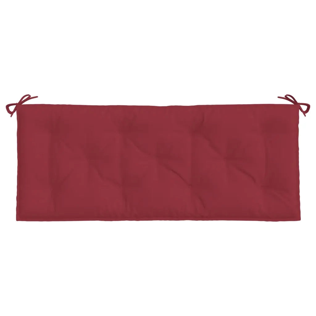 Cuscino per Panca Rosso Vino 120x50x7 cm in Tessuto Oxford