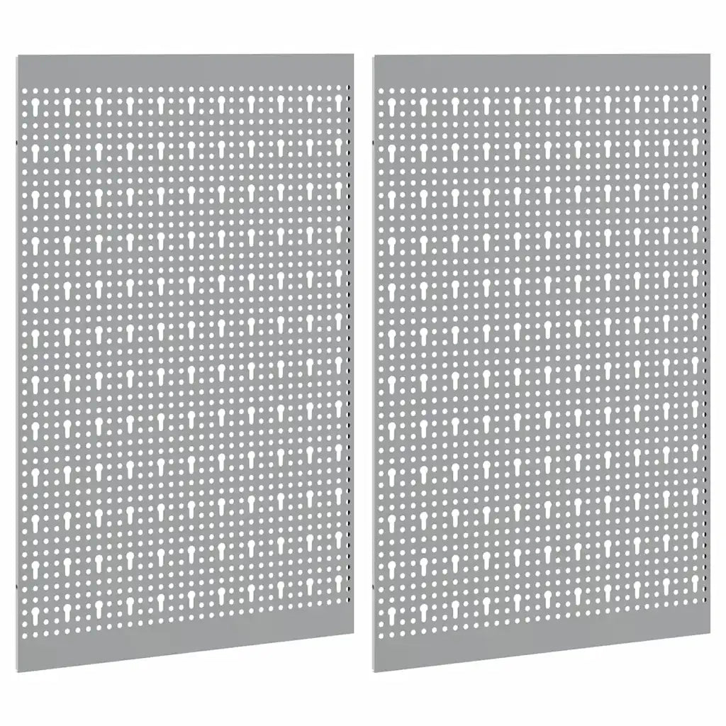 Pannello per attrezzi 2 pz Grigio 100 x 1 x 80 cm CFW5408140