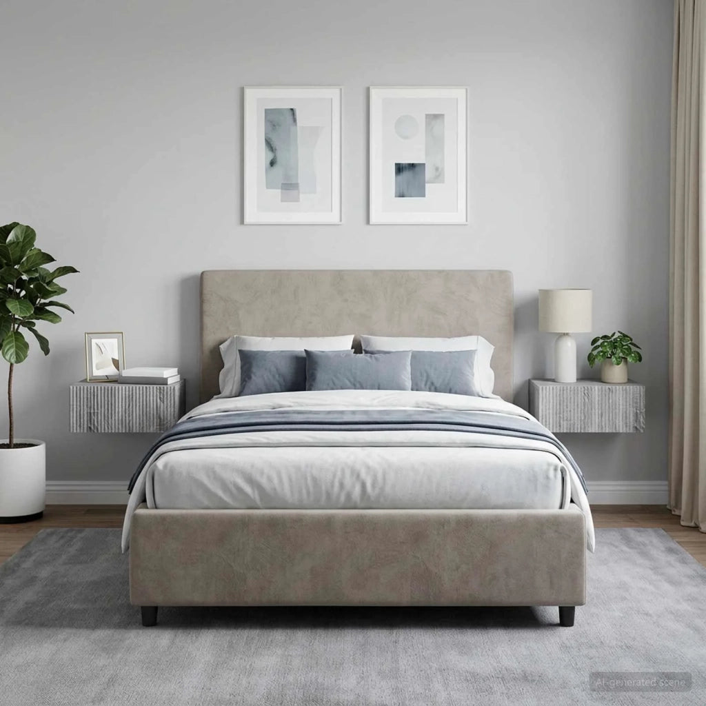 Mobiletto da notte a muro 2 pcs Grigio Sonoma 49 x 34,5 x 20 cm 898458