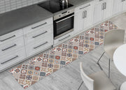 Tappeto Passatoia Cucina Antiscivolo Sottolavello Digitale Fantasie Varie - 50x500 - Mattonella
