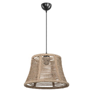 Lampada da soffitto Besta ASZ1745 con paralume in iuta H60xL31