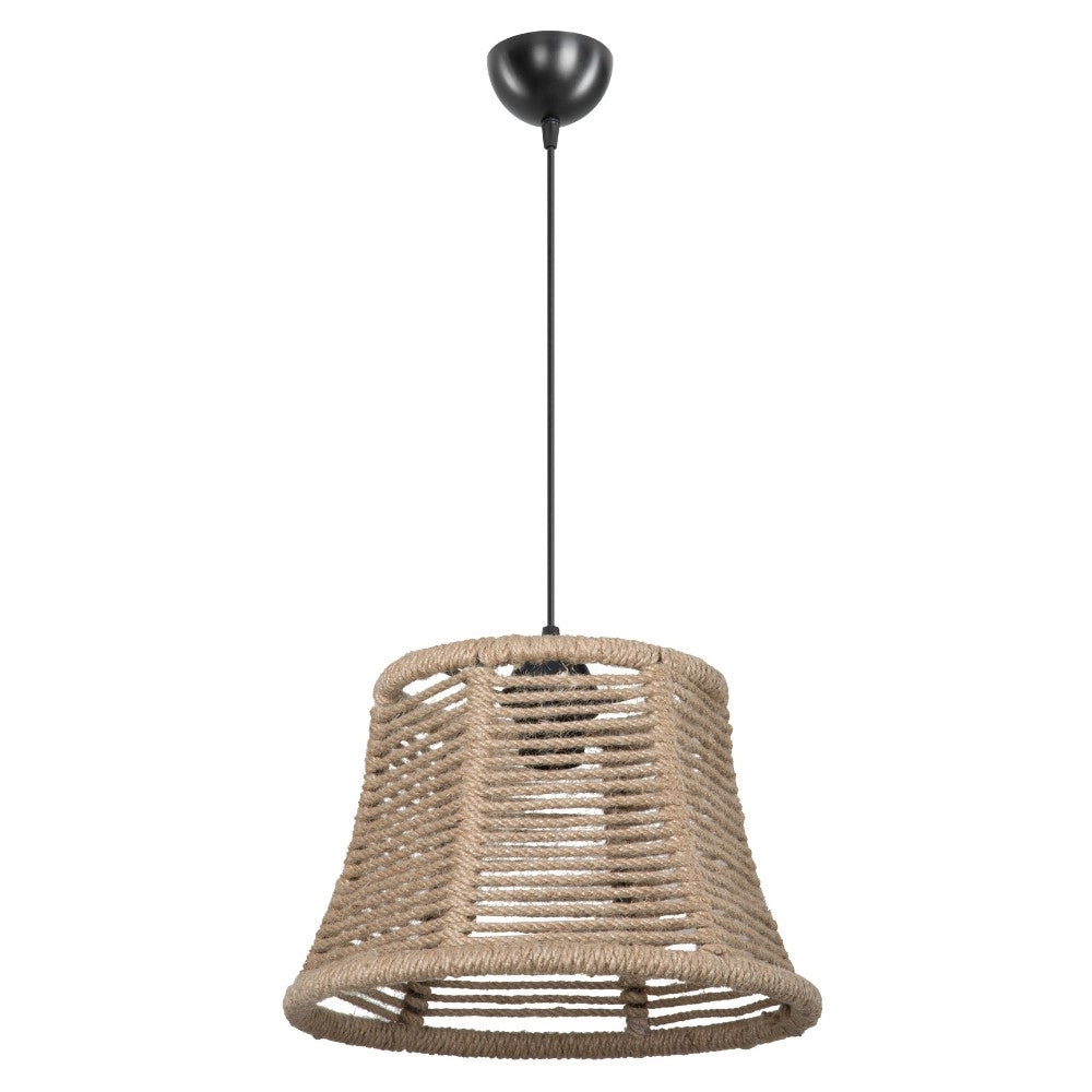 Lampada da soffitto Besta ASZ1745 con paralume in iuta H60xL31
