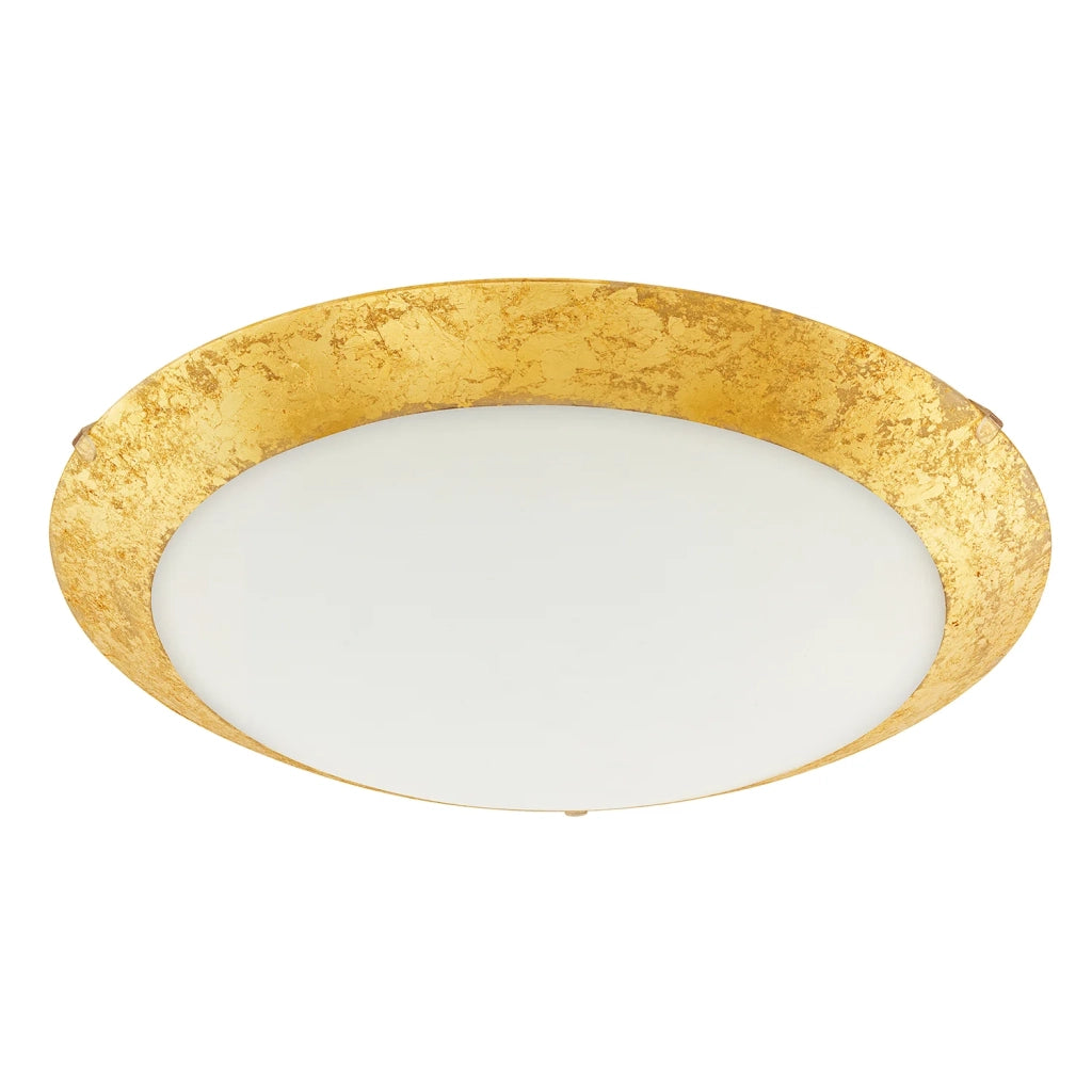 Plafoniera Classico Montenovo Acciaio Bianco 3 Luci Led Integrato 7,3W