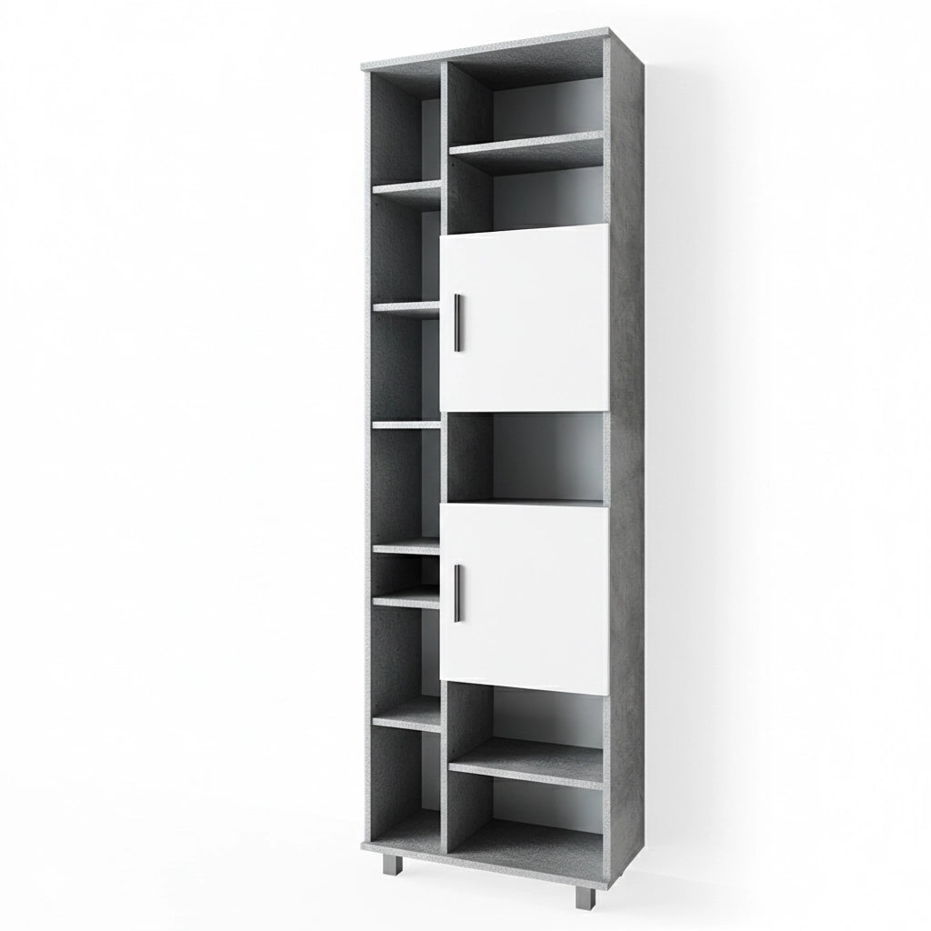 Mobile bagno alto Ilias Calcestruzzo 60 x 190 cm Vicco