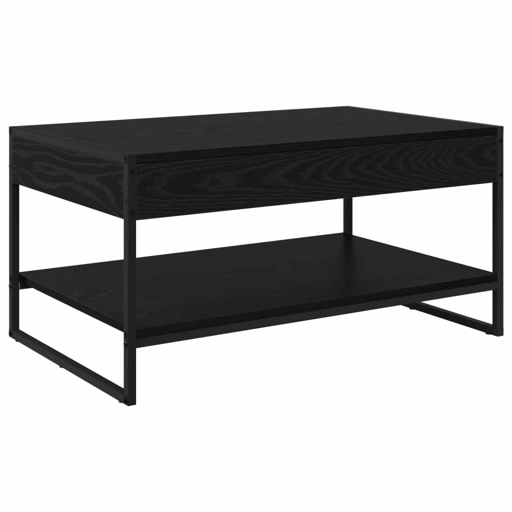 Tavolino da salotto Rovere Nero 80 x 50 x 40 cm 886438
