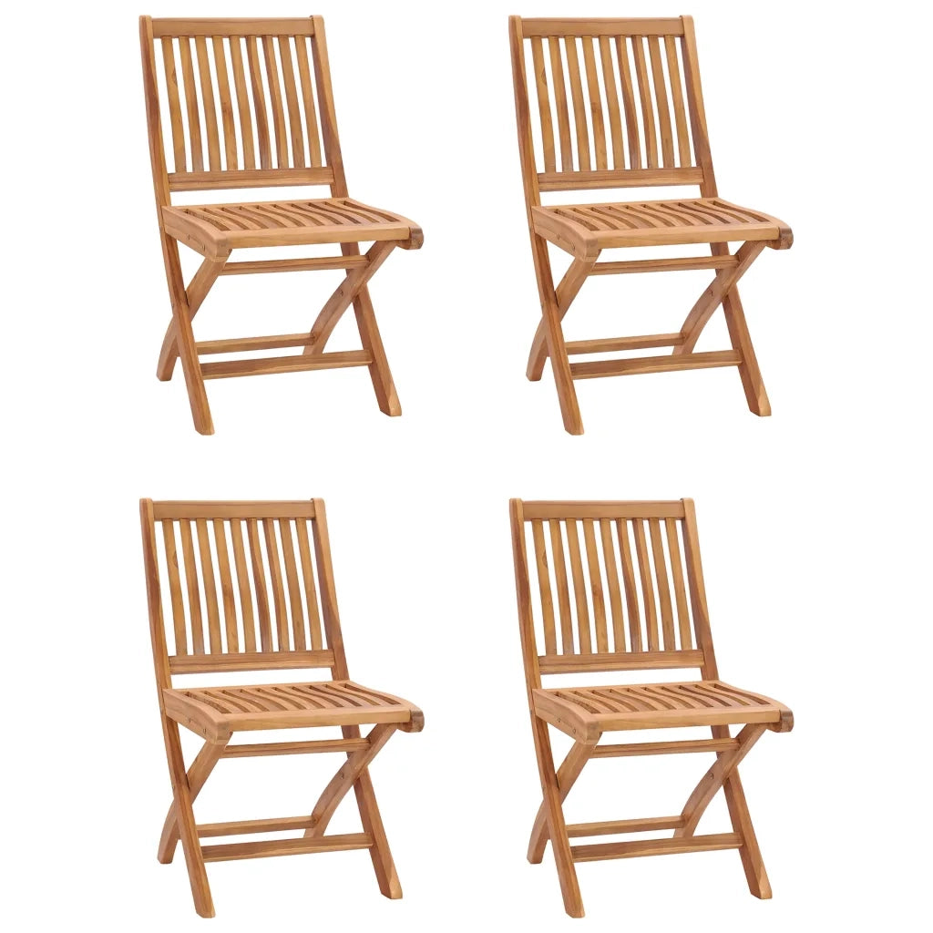Set da Pranzo da Giardino 5 pz in Legno Massello di Teak 3059537