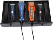 Tondeuse Opbergdoos per Barbiere e Salone - Supporto per Tondeuse Elettrica con Gomma Anti Collasso per Oltre 10 Tondeuse Elettriche, Borsetta per Tondeuse, Set di Spazzole e Pettine.